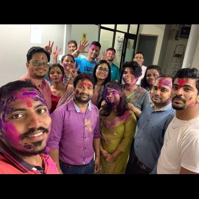 Holi celebration at Aaravinfotech -  Screenshot 1